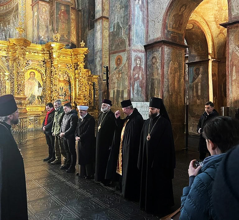 Prayer, Ukraine, St Sophia Cathedral, Kyiv, UCCRO