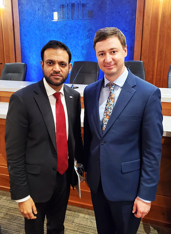 Rashad Hussain, Ambassador-at-Large, US, IRF, Maksym Vasin, BYU, ICLRS