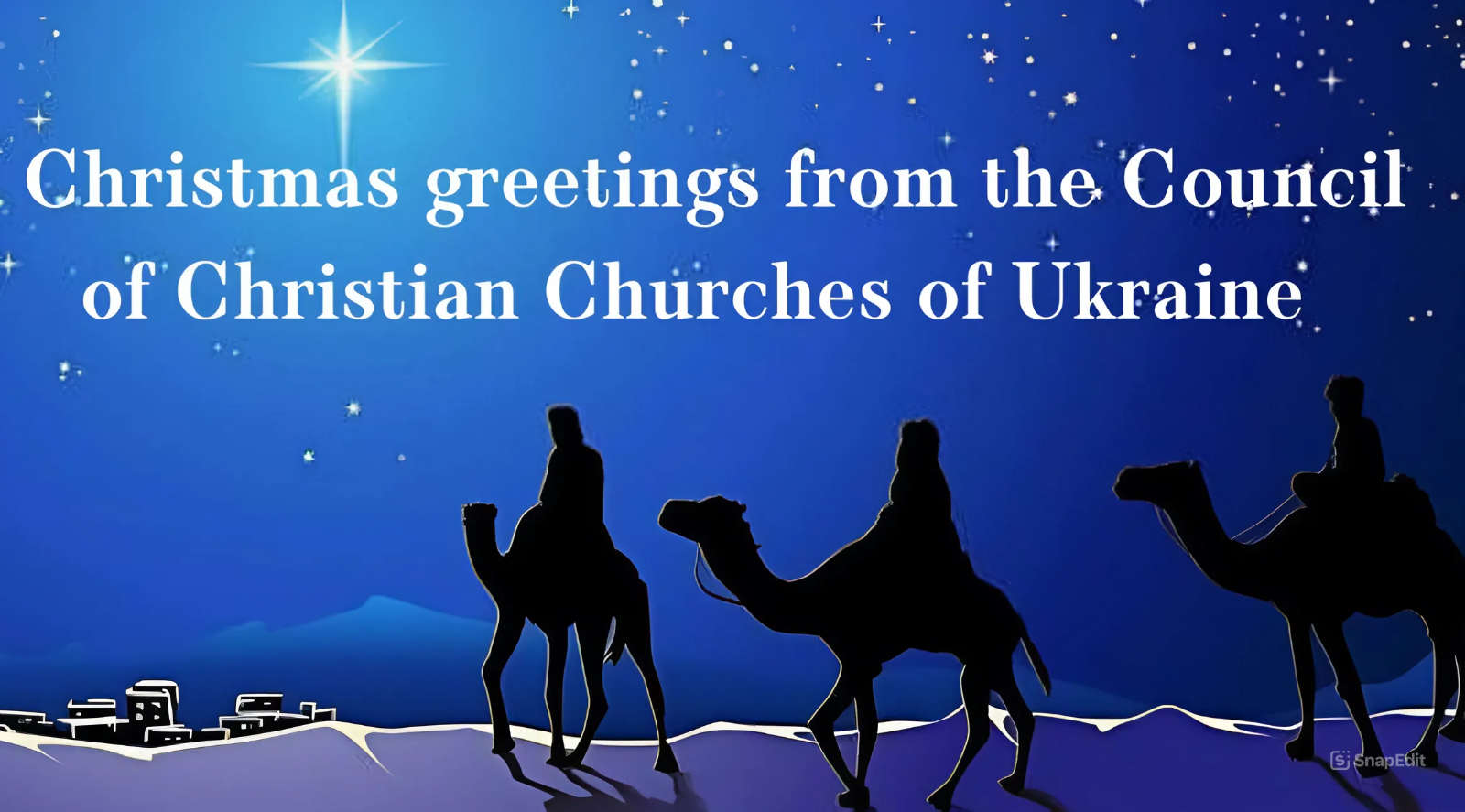 Christmas greetings from the Council of Christian Churches of Ukraine (video)